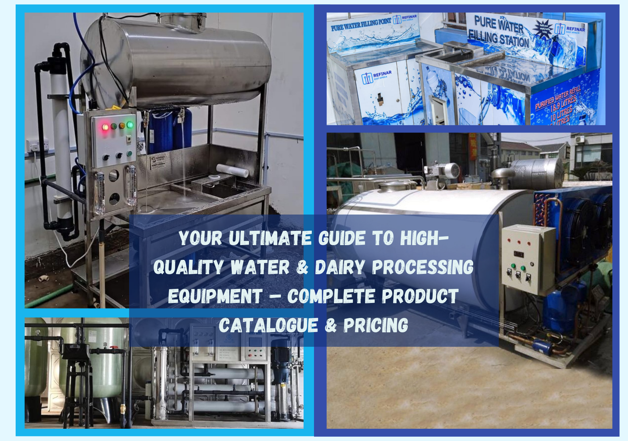 Your Ultimate Guide to High-Quality Water & Dairy Processing Equipment – Complete Product Catalogue & Pricing In today’s competitive market, investing in high-quality water and dairy processing equipment is essential for businesses in the beverage, dairy, food, and hospitality industries. Whether you are starting a new venture or upgrading your existing setup, having access to the right machines and equipment ensures efficiency, compliance with industry standards, and long-term profitability. To make it easier for you, we have compiled a comprehensive product catalog featuring all our top-tier equipment and services, along with their detailed specifications and pricing. This guide will give you an overview of the various machines we offer and why investing in the right equipment is crucial for your business growth. Why Choose Our Product Catalogue? Our PDF catalog is designed to help businesses make informed purchasing decisions by providing the following: ✔️ A complete list of all our machines and equipment ✔️ Detailed specifications and features of each product ✔️ Transparent pricing to help you budget effectively ✔️ Guidance on selecting the right equipment for your specific needs ✔️ Easy ordering process & professional consultation What You’ll Find in Our Catalogue Our product catalog covers various industrial and commercial machines designed to enhance productivity, improve quality, and streamline operations. Below is a sneak peek of what you’ll find: 1. Water Processing Equipment Water is essential in almost every industry, and we provide advanced solutions for water purification, treatment, and vending. Our catalogue includes: ✅ Reverse Osmosis (RO) Machines (Domestic & Industrial models) ✅ Ultrafiltration (UF) Machines ✅ General Purpose Water Treatment Plants ✅ Seawater Desalination Machines ✅ 3-in-1 Water Purifiers ✅ Water Vending Machines (Standard & Mini Cabinet Models) ✅ Bottle Rinsing & Filling Stations 2. Dairy Processing Equipment For businesses in the dairy industry, our catalog features state-of-the-art dairy processing equipment for milk, yogurt, and cheese production. Available machines include: ✅ Milk ATMs (Various capacities from small to large-scale operations) ✅ Batch Pasteurizers ✅ Cooling & Chilling Tanks ✅ Milk Cans & Stainless Steel Storage Tanks ✅ Fermentation Tanks ✅ Cone Filling Tanks 3. Food & Catering Equipment Setting up a commercial kitchen or food processing unit? Our catalog lists everything you need, including: ✅ Deep Fryers ✅ Salad ATM Machines ✅ Hotel & Catering Kitchen Equipment (Custom-built stainless steel setups) ✅ Electric Insect Traps How to Access Our Catalogue 📥 Download the complete catalog now to explore our full range of products and services. The PDF includes: ✔️ Product images & specifications ✔️ Detailed pricing ✔️ Order process & delivery information Why Choose Us? ✅ High-quality equipment built for durability & efficiency ✅ Industry-expert consultation to help you choose the right machines ✅ Competitive pricing & flexible payment options ✅ Reliable after-sales support & maintenance services Get in Touch Today Looking for the best water and dairy processing equipment? Contact us today for a consultation and let us help you find the perfect solution for your business. 📞 Call/WhatsApp: [0790145145] 📧 Email: [info@trivontrading.co.ke] 🌍 Website: [www,trivontrading.co.ke] 🚀 Download the catalog now and take your business to the next level.