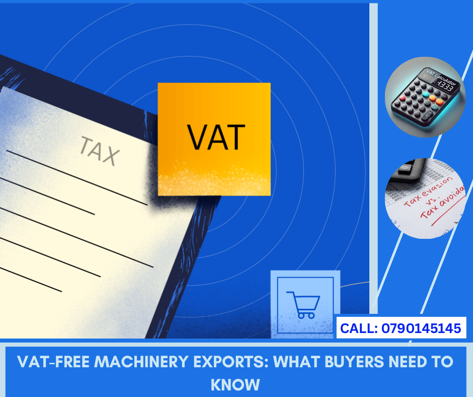 VAT-Free Machinery Exports: What Buyers Need to Know Investing in industrial machinery is a major financial decision. Whether you are purchasing water purification systems, dairy processing equipment, or bottling lines, understanding tax structures can significantly affect your overall cost. One of the biggest advantages for international buyers is the opportunity to purchase machinery VAT-free under export regulations. : highlight In this guide, we explain what VAT-free machinery exports mean, how they work, what documentation you need, common mistakes to avoid, and how working with a professional supplier like Trivon Trading ensures a smooth export process. What Does VAT-Free Export Mean? VAT (Value Added Tax) is a consumption tax applied to goods and services sold within a country. In Kenya, VAT is administered by the Kenya Revenue Authority (KRA). However, exports are generally zero-rated, meaning: VAT is charged at 0% The buyer does not pay local VAT The seller must prove that the goods are exported This policy exists to: Encourage exports Promote international trade Make local products competitive globally For machinery buyers outside Kenya, this can significantly reduce upfront costs. How VAT-Free Machinery Exports Work To qualify for VAT-free export: The machinery must be sold to a buyer outside Kenya. The goods must physically leave the country. Proper export documentation must be completed. Customs clearance must confirm export. If these conditions are not met, VAT may be charged. Why VAT-Free Matters for Machinery Buyers Industrial equipment such as: Reverse Osmosis Machines Ultra Filtration (UF) Machines Stainless steel batch tanks Milk cooler/chiller tanks Manual filling lines Represents a substantial investment. Avoiding 16% VAT (Kenya’s standard VAT rate) can: Improve cash flow Reduce capital expenditure Increase ROI Allow reinvestment into logistics or installation For international buyers, this is a major cost advantage. Key Documents Required for VAT-Free Export To ensure compliance, the following documents are typically required: 1. Commercial Invoice Must clearly indicate: Buyer details (foreign address) Description of goods Value Export terms 2. Packing List Details: Equipment breakdown Quantity Weight Packaging type 3. Export Entry Declaration Processed through customs. 4. Bill of Lading or Airway Bill Proof that goods have been shipped. 5. Customs Exit Confirmation Evidence that machinery has left Kenya. Working with experienced exporters like Trivon Trading simplifies documentation and reduces compliance risks. Who Qualifies for VAT-Free Machinery Purchases? You may qualify if: ✔ You are based outside Kenya ✔ Machinery will be used outside Kenya ✔ You provide valid export documentation ✔ Shipment is processed through official customs channels Local buyers do NOT qualify unless goods are formally exported. Common Mistakes Buyers Make Even experienced buyers sometimes lose VAT-free eligibility due to errors. 1. Incorrect Buyer Details If the invoice shows a local address, VAT may apply. 2. Delayed Export If machinery is stored locally for extended periods without proof of export, authorities may question zero-rating. 3. Incomplete Documentation Missing customs forms can invalidate VAT exemption. 4. Informal Shipping Arrangements Transporting machinery without official customs processing can result in penalties. How Machinery Suppliers Handle VAT-Free Exports Professional suppliers typically: Issue zero-rated invoices Coordinate with clearing agents Arrange export documentation Provide customs support Ensure proper packaging for international shipping When purchasing industrial systems from Trivon Trading, buyers receive structured export guidance and professional handling. Exporting Water and Dairy Equipment: Special Considerations Industrial systems like: Reverse Osmosis Machines Ultra Filtration (UF) Machines Stainless steel dairy tanks Filling lines Often require: Secure crating Moisture protection Shock-resistant packaging Detailed equipment manuals Export-ready suppliers ensure machines arrive intact and compliant. Understanding Incoterms in Machinery Exports Incoterms define responsibilities between buyer and seller. Common export terms include: EXW (Ex Works) FOB (Free on Board) CIF (Cost, Insurance & Freight) DAP (Delivered at Place) Your VAT-free eligibility depends on goods being formally exported under agreed terms. Clarify: Who handles customs Who pays shipping Who arranges insurance Professional exporters like Trivon Trading assist in structuring clear agreements. Are There Risks in VAT-Free Machinery Purchases? VAT-free export is legal and common, but risks arise if: Documentation is falsified Goods never leave the country Buyers misrepresent final destination Authorities may impose: Backdated VAT charges Penalties Legal action Transparency is critical. VAT-Free vs VAT Refund: What’s the Difference? Some buyers confuse the two. VAT-Free (Zero-Rated) VAT charged at 0% No VAT paid upfront VAT Refund VAT paid first Refund requested later VAT-free export is more efficient because it avoids upfront tax payment. Strategic Benefits for Regional Buyers Buyers in: East Africa Central Africa Southern Africa Often source machinery from Kenya due to: Manufacturing capability Geographic proximity Competitive pricing VAT-free export eligibility Industrial equipment from trusted suppliers like Trivon Trading is frequently exported to neighboring markets. Financial Planning Tips for Machinery Buyers When budgeting for VAT-free machinery exports, consider: ✔ Shipping costs ✔ Insurance ✔ Customs duties in destination country ✔ Installation costs ✔ Electrical requirements ✔ Spare parts While VAT may be zero-rated in Kenya, your destination country may impose import duties. Plan holistically. Why Work with an Experienced Export Supplier? Exporting industrial machinery involves: Technical documentation Customs compliance Proper valuation Insurance Risk management Choosing an experienced supplier reduces: Shipment delays Customs disputes Equipment damage Financial loss Trivon Trading provides: Export-ready machinery Professional documentation Custom fabrication Secure packaging International shipping coordination Step-by-Step VAT-Free Export Checklist Before finalizing your purchase: ✔ Confirm foreign buyer details ✔ Agree on Incoterms ✔ Ensure zero-rated invoice ✔ Prepare export documentation ✔ Coordinate customs clearance ✔ Obtain shipping confirmation ✔ Keep all records Documentation protects both buyer and seller. Final Thoughts VAT-free machinery exports offer significant financial advantages for international buyers. However, eligibility depends on proper compliance with tax and customs regulations. If you are purchasing industrial water purification systems, dairy equipment, or filling lines for use outside Kenya, ensure: Documentation is complete Export is properly declared Customs procedures are followed Partnering with professional exporters like Trivon Trading ensures a smooth, compliant, and cost-effective machinery acquisition process. VAT-free purchasing is not just about saving money — it’s about structuring your investment intelligently.